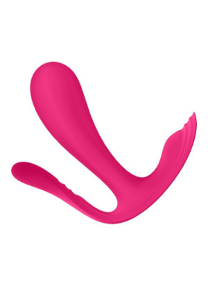 3 en 1 Vibromasseurs et stimulateur clitoridien rose connecté Top Secret + Satisfyer - CC597755